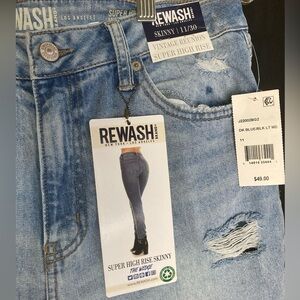Rewash Sky Blue Boyfriend Jeans